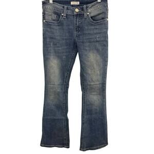 Y2K Fire and Rain light washed Flare Jeans. Size 28